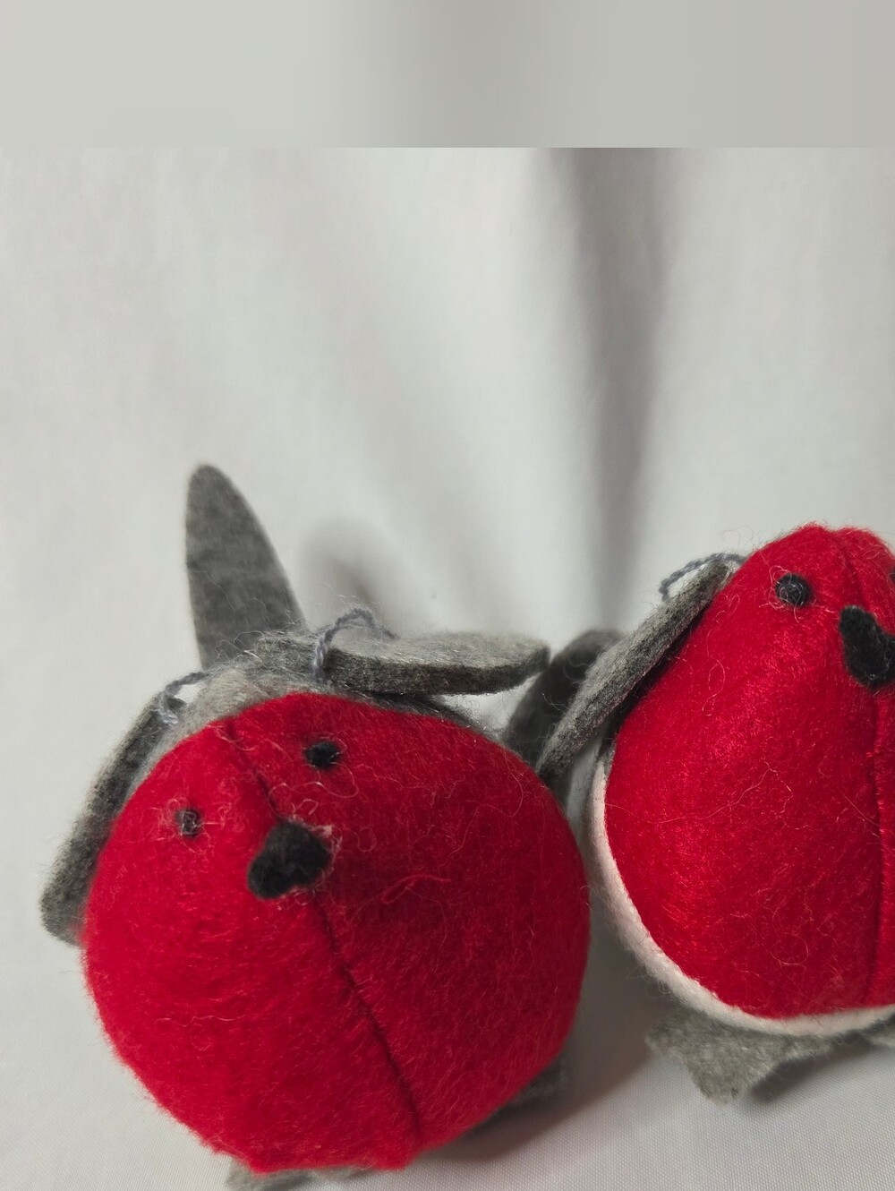 IKEA Red Felt Bird Ornaments Vinterfint